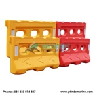 Red HDPE Plastic Road Barrier 3