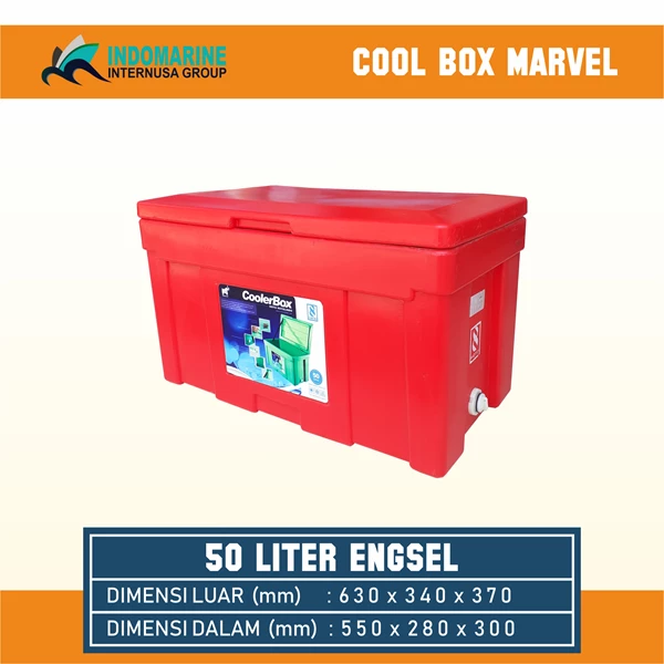 Cooler Box Marvel 50 Liter (Engsel)