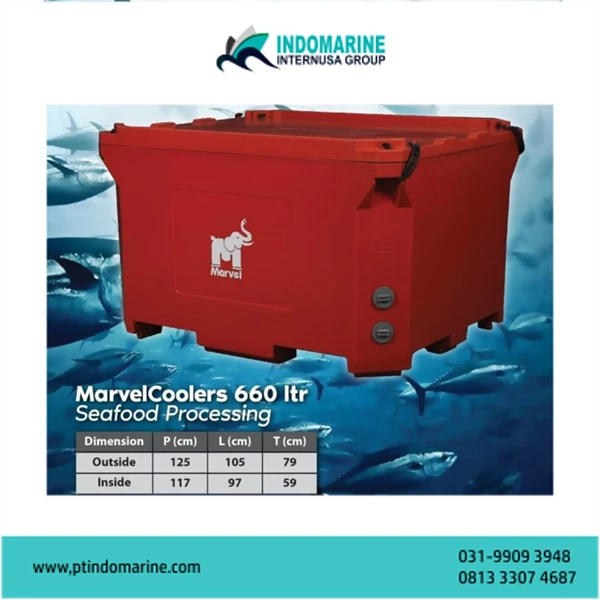 Cooler Box / Cooler Box Marvel 660 Liter 